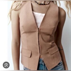 Zara Corset Vest. New With Tags.